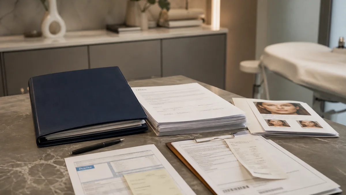 Records and evidence relevant to cosmetic surgery regulation