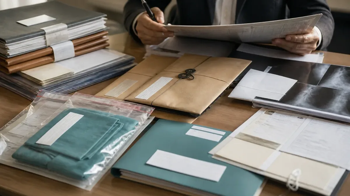 Records and evidence relevant to forensic medicine institute