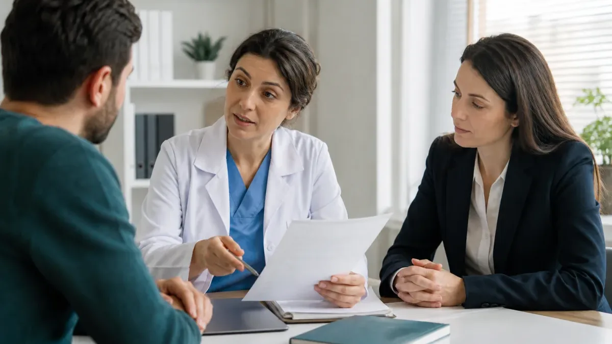 Professional case review illustrating health law in Turkish medical law