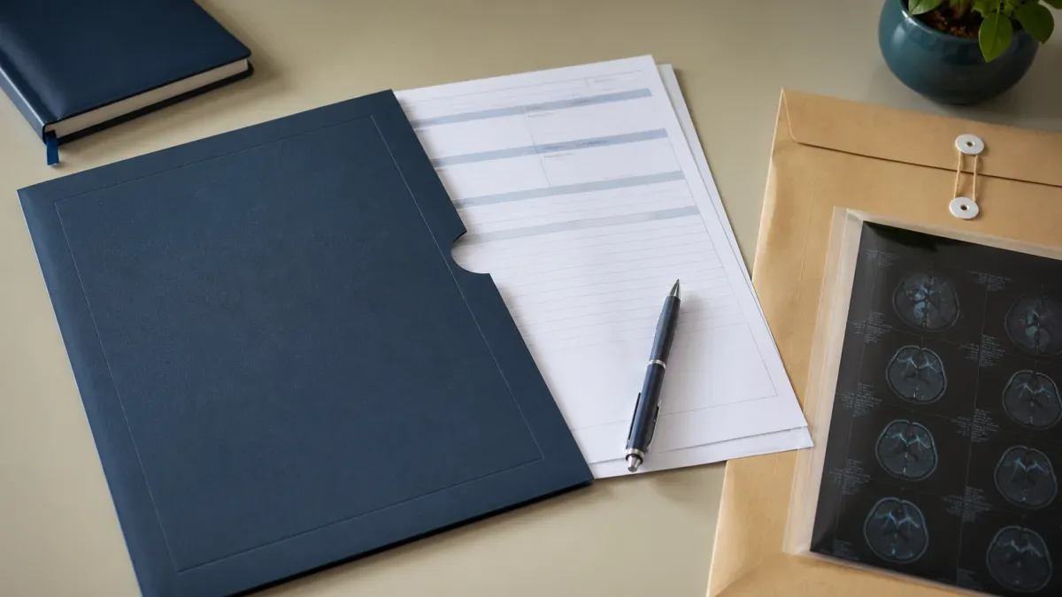Records and evidence relevant to medical board report