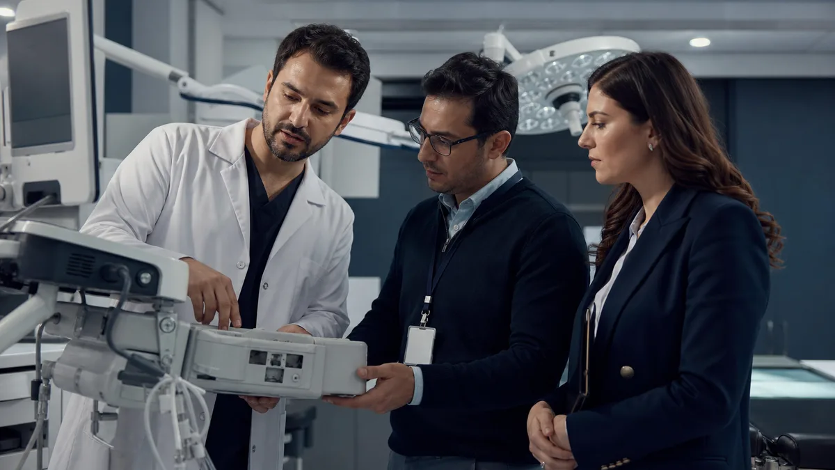 Professional case review illustrating medical device liability in Turkish medical law